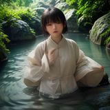 一位男性客服人员戴耳麦在电脑前回复用户咨询邮件，表情认真专注